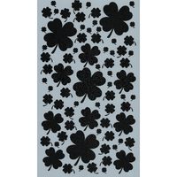 Clover Background Stencil