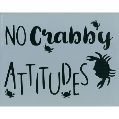 No Crabby Attitudes