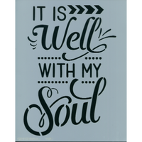 It is Well With My Soul Stencil