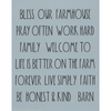 Dunn Inspired Farmhouse Words Stencil