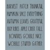 Dunn Inspired Fall Words Stencil
