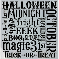 Halloween Subway Words