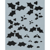 Holly and Berries Stencil