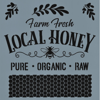 Deb Mishima's Local Honey Stencil