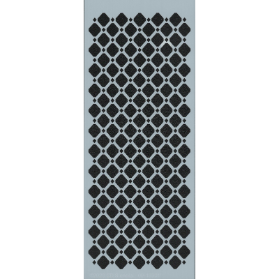 Diamond Lattice Border Stencil