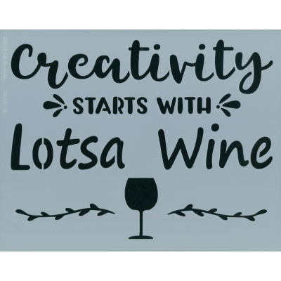 Creativity With Lotsa Wine