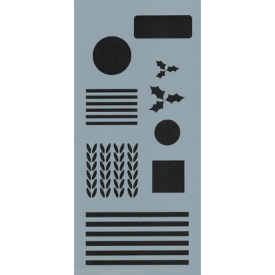Holiday Ride Stencil