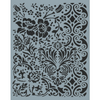 Floral Flourish Collage Stencil