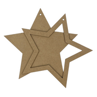 6" Star Frame Ornament