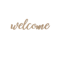 9" Welcome