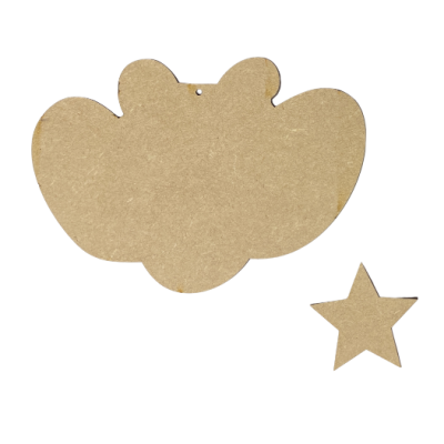 Bear and Star Ornament By Sharon Chinn