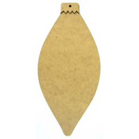 Jumbo Tall Teardrop Ornament Plaque