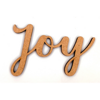 3" Joy Laser Cut Word