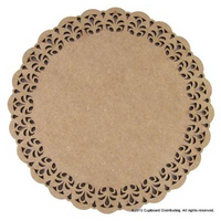 11-1/2" Round Lace Plaque