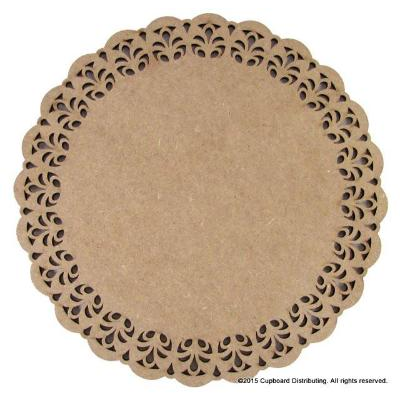 11-1/2" Round Lace Plaque