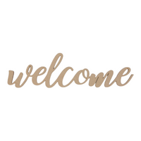 6" Welcome