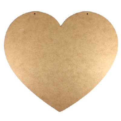 Wide Heart Plaque