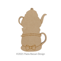 Festive Teapot Ginger Ornament