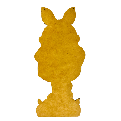 Funny Bunny Gnome Plaque