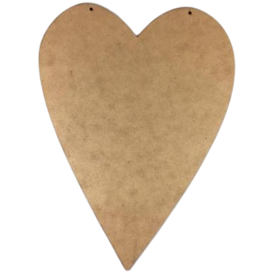 Primitive Heart Plaque