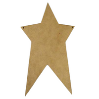 14" Primitive Star Plaque