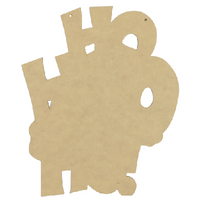 Ho Ho Santa Plaque