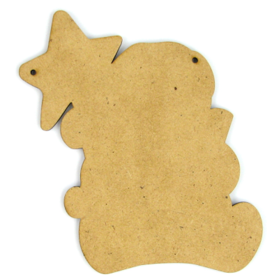 Gingerbread Star Ornament