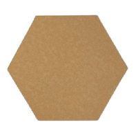 9-3/4" Hexagon Plaque