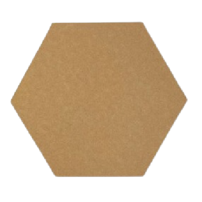 9-3/4" Hexagon Plaque