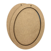 5" Oval Frame Ornament