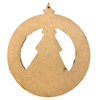 Christmas Tree Circle Ornament