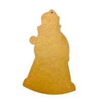 Santa Tinsel Tune Ornament