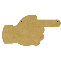 Pointing Finger Plaque