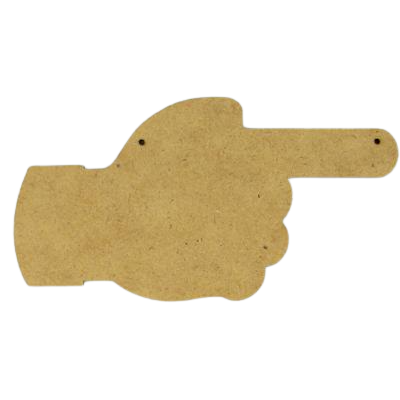 Pointing Finger Plaque