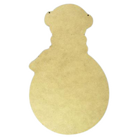 Snowman with Earmuffs Plaque