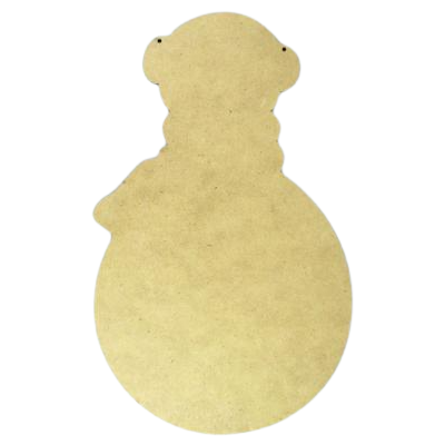 Snowman with Earmuffs Plaque