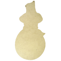 Snowman with Top Hat Plaque