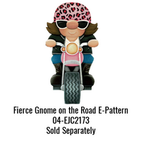 Fierce Gnome on the Road Plaque