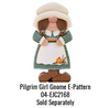 Pilgrim Girl Gnome Plaque
