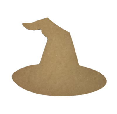 14" Witch Hat Plaque