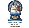 Snowglobe Plaque