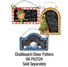 Deck the Halls Chalkboard Ornament