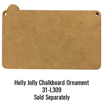 Chalkboard Cheer Ornaments E-Pattern by Chris Haughey