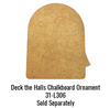 Chalkboard Cheer Ornaments E-Pattern by Chris Haughey