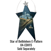 14" Primitive Star Plaque