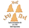 Santa Ornaments E-Pattern By Paola Bassan