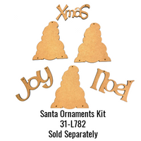 Santa Ornaments E-Pattern By Paola Bassan