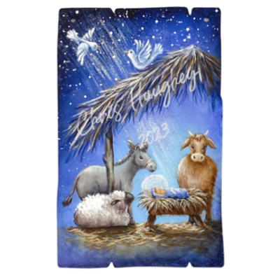 A Child is Born Ornament Pattern by Chris Haughey