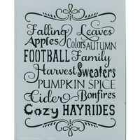 Autumn Subway Words