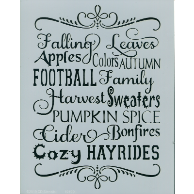 Autumn Subway Words